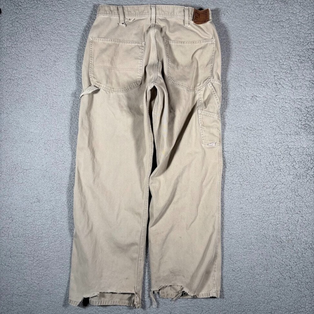 VTG Polo Ralph Lauren Carpenter Pants 32x32 (33x30.5)‎ Wide Baggy Distressed *